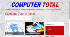 Desktop Screenshot of computertotal.de