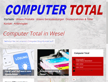 Tablet Screenshot of computertotal.de